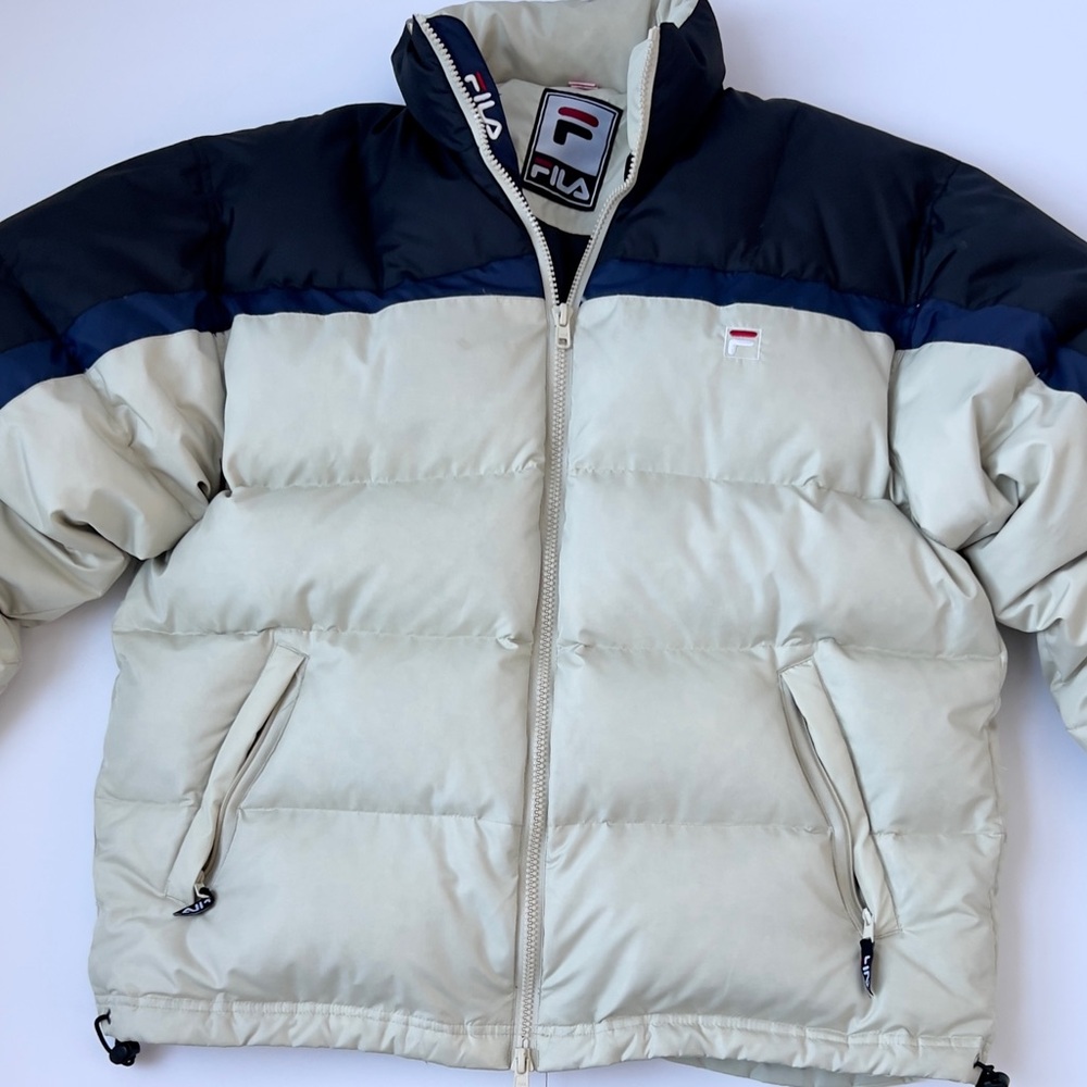 Vintage Fila Men's Puffer Jacket